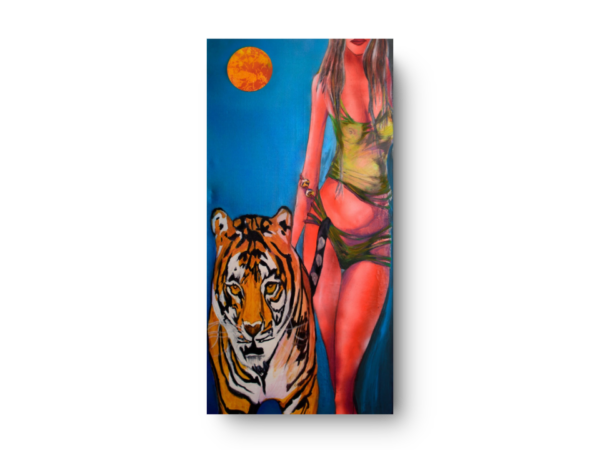 Artwork "Amazon Women and Tiger" by Hari M.