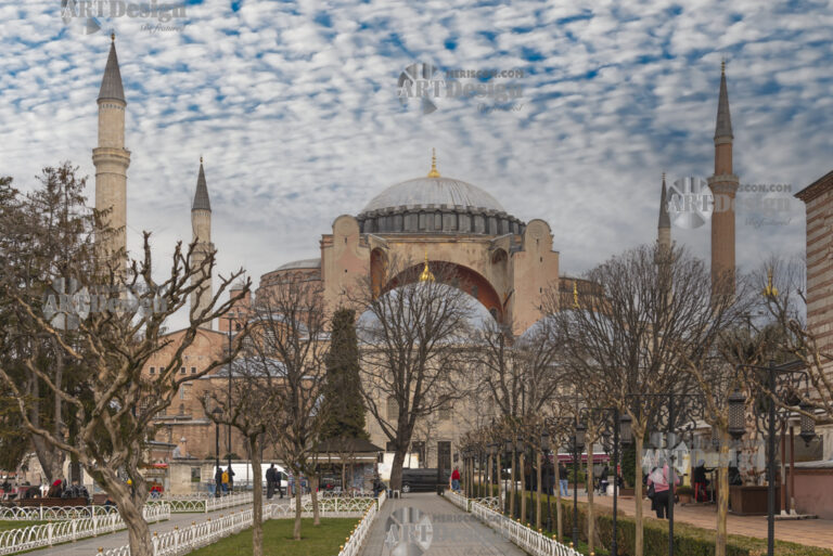 Hagia Sophia is a masterpiece of Byzantine architecture