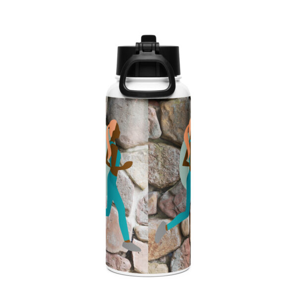 Stainless steel water bottle with a straw lid - Image 8